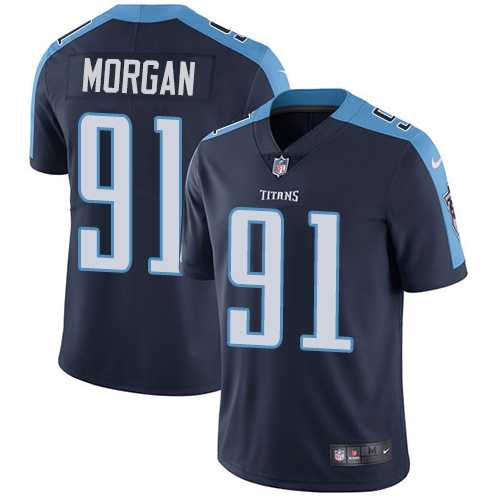 Nike Tennessee Titans #91 Derrick Morgan Navy Blue Alternate NFL Vapor Untouchable Limited Jersey,We sell and wholesale Nike Tennessee Titans #91 Derrick Morgan Navy Blue Alternate NFL Vapor Untouchable Limited Jersey on line form chian!